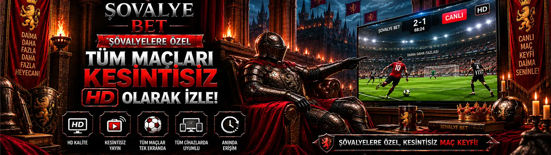 Kesintisiz Maç Yayını Banner